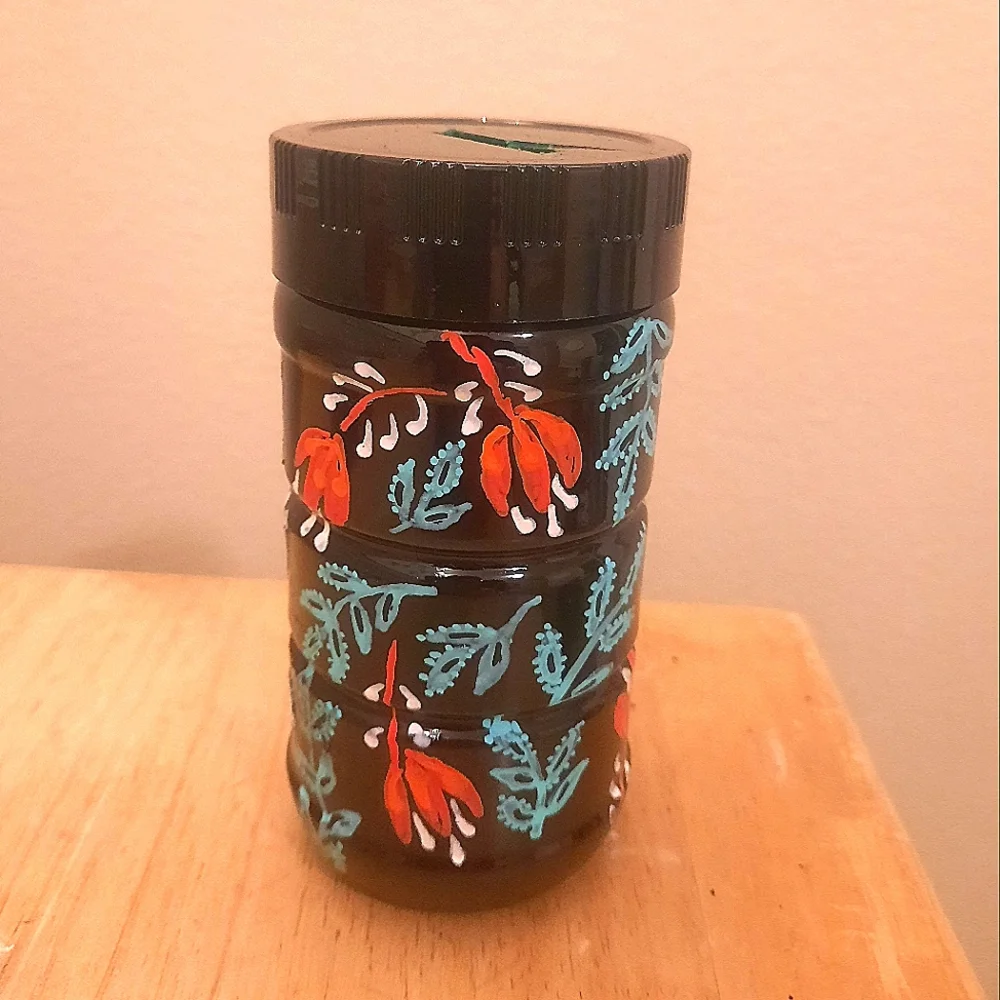Handpainted Coin Bank - Picture 1 of 3